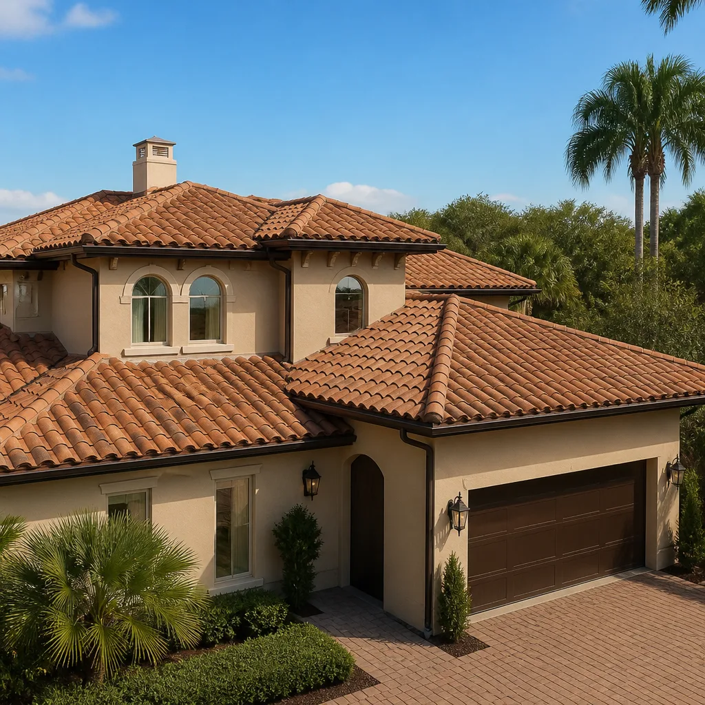 Tile roofing